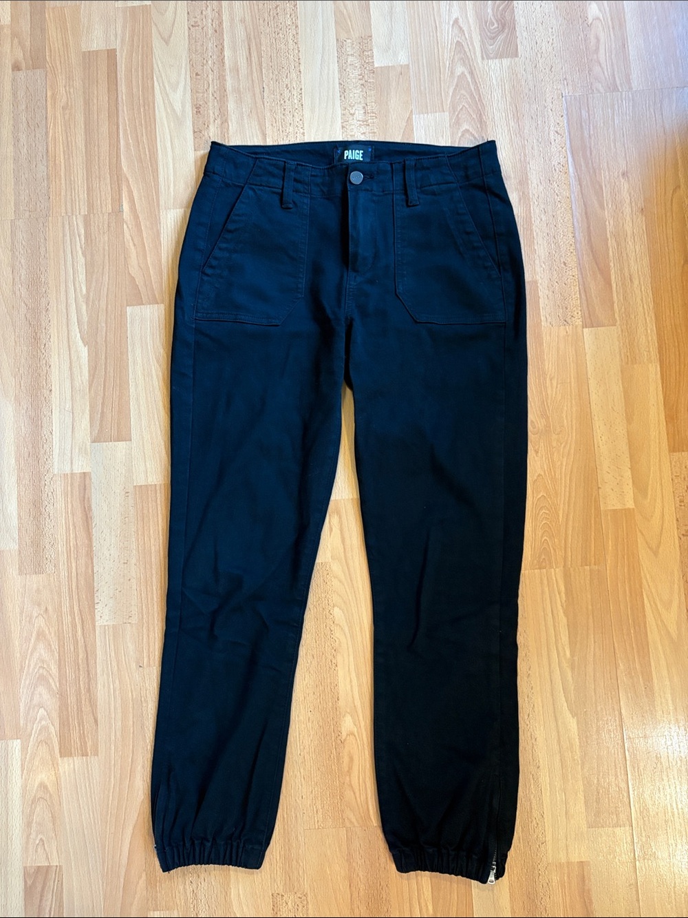 PAIGE black Mayslie jogger pants size 26
